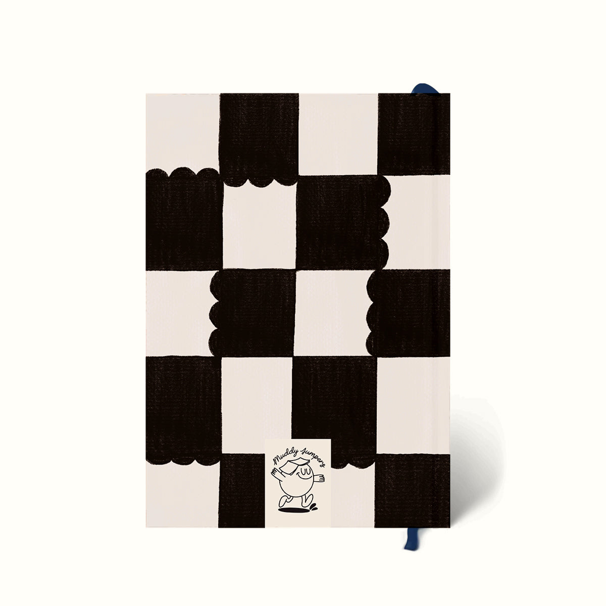 Hello Friend, Black & White, Black & White Notebook, Journal, Plain Notebook, Ruled Notebook, Dotted Notebook, Bullet Journal, Personalised Notebook, Diary Notebook, Customisable Notebook, Diary, The Muddy Jumpers