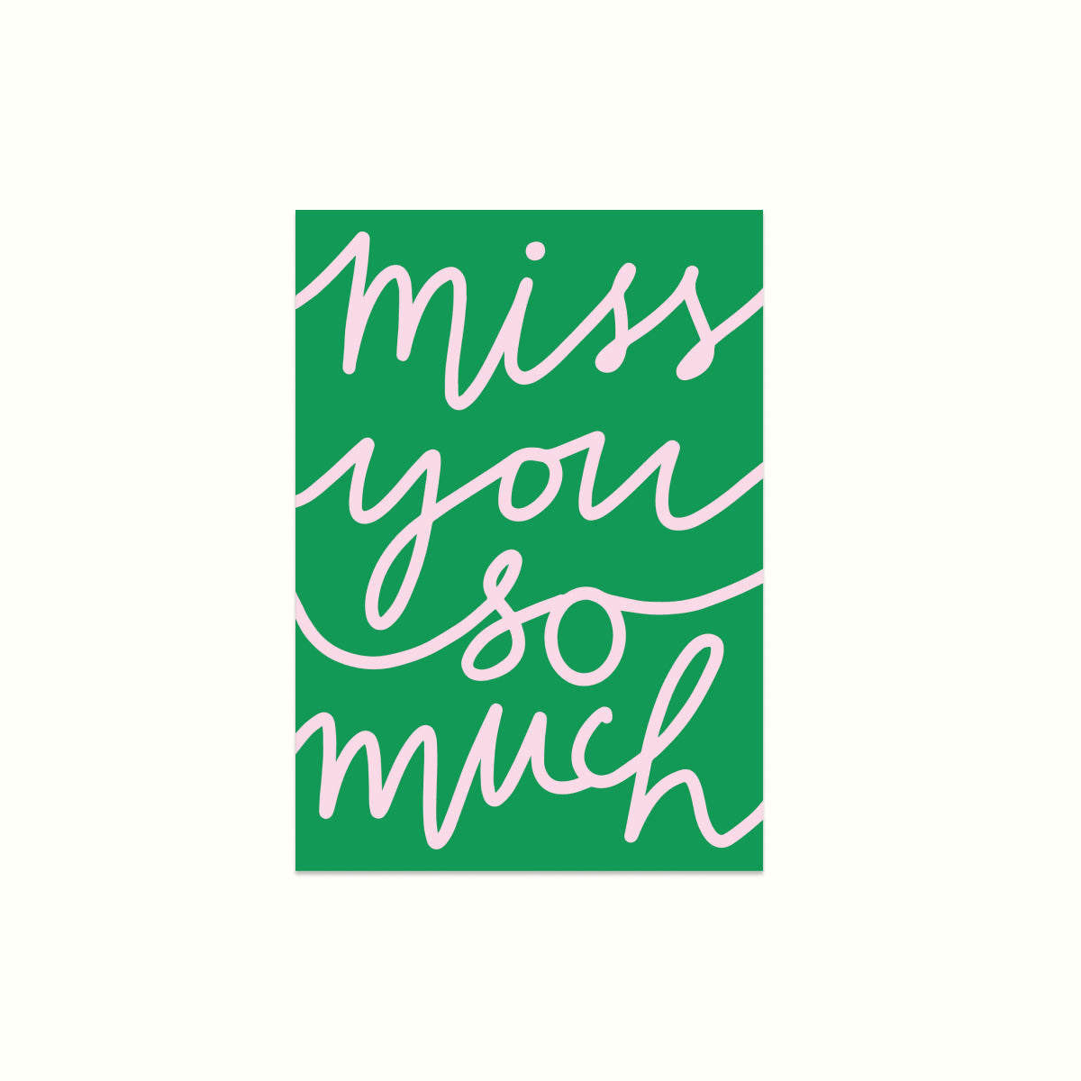 Missing You Card, Greeting Card, Love Card