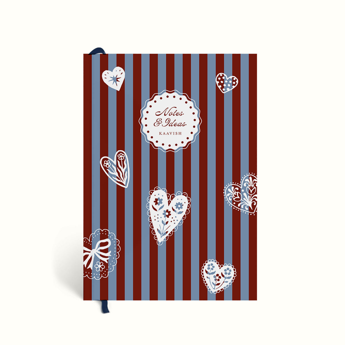 Vintage Notebook, Floral, floral illustration, pink flowers,  Hand drawn ribbons, Pink Ribbons, Ribbons Notebook, Journal, Graphic Notebook, Typography Notebook, Plain Notebook, Ruled Notebook, Dotted Notebook, Bullet Journal, Personalised Notebook, Custom Notebook