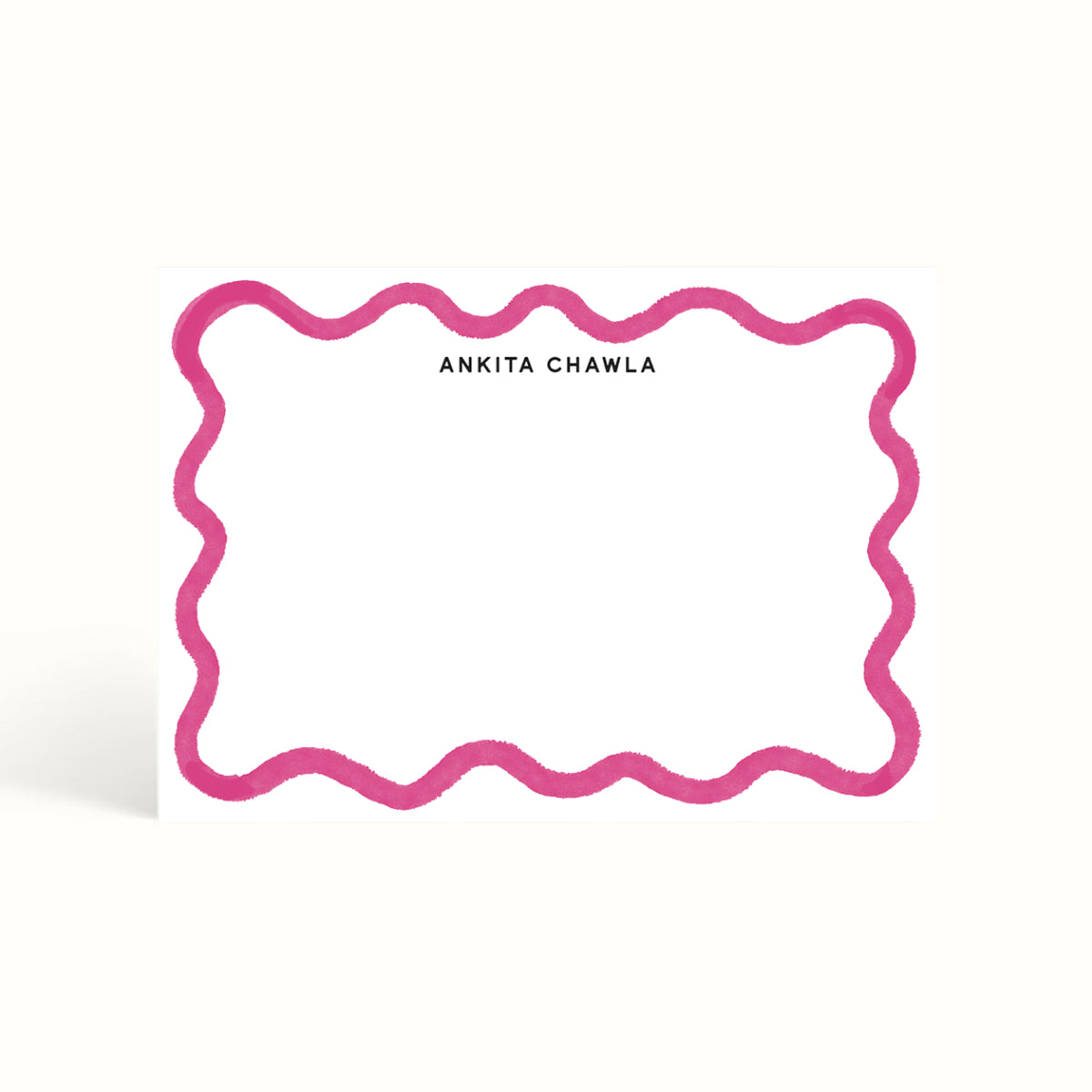 Notecards, handwritten notes, notemaking, notes, scalloped design, stationery, personalised notecards, personalised notes, custom notecards, the muddy jumpers