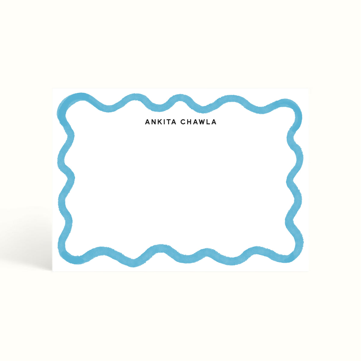 Notecards, handwritten notes, notemaking, notes, scalloped design, stationery, personalised notecards, personalised notes, custom notecards, the muddy jumpers