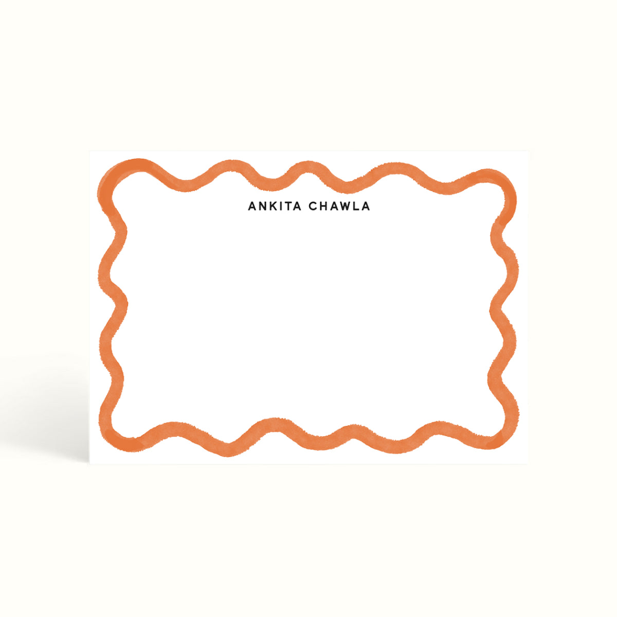 Notecards, handwritten notes, notemaking, notes, scalloped design, stationery, personalised notecards, personalised notes, custom notecards, the muddy jumpers