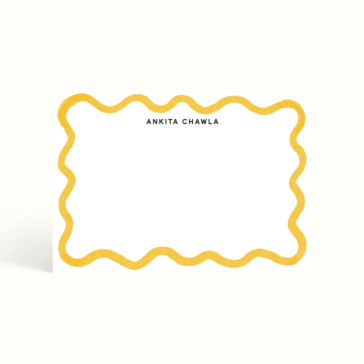 Notecards, handwritten notes, notemaking, notes, scalloped design, stationery, personalised notecards, personalised notes, custom notecards, the muddy jumpers
