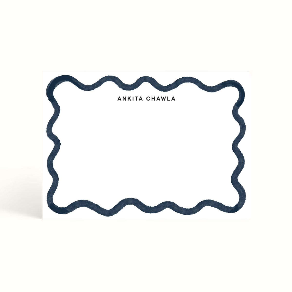 Notecards, handwritten notes, notemaking, notes, scalloped design, stationery, personalised notecards, personalised notes, custom notecards, the muddy jumpers