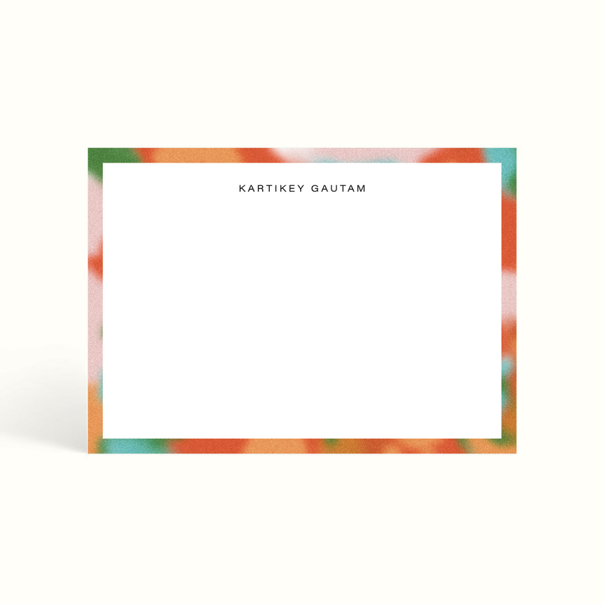 Gradient, Gradients, Notecards, handwritten notes, notemaking, notes, scalloped design, stationery, personalised notecards, personalised notes, custom notecards, the muddy jumpers