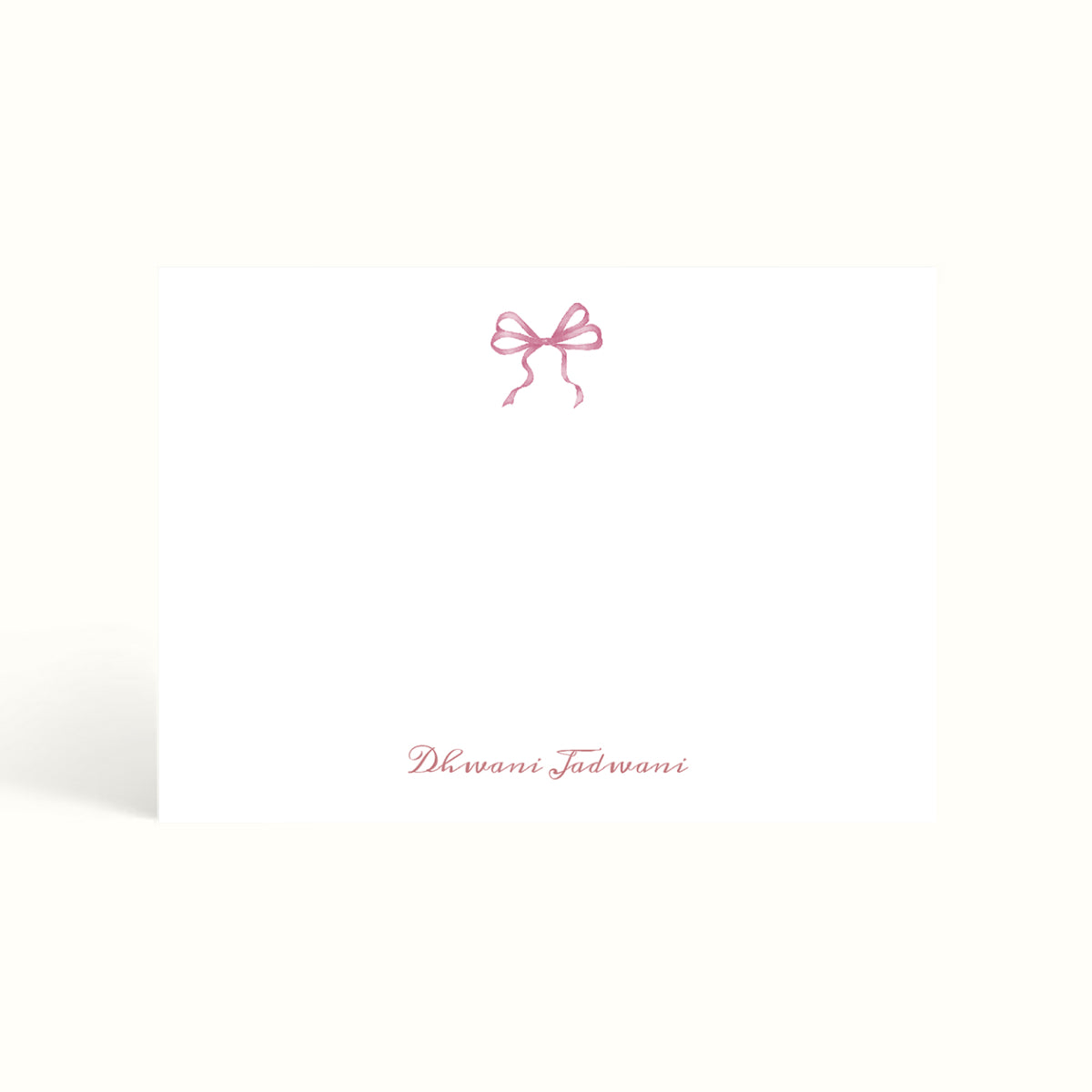 Coquette, Coquette ribbon, Ribbons, Bows,Notecards, handwritten notes, notemaking, notes, scalloped design, stationery, personalised notecards, personalised notes, custom notecards, the muddy jumpers