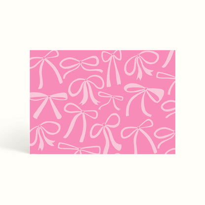 Coquette, Coquette ribbon, Ribbons, Bows,Notecards, handwritten notes, notemaking, notes, scalloped design, stationery, personalised notecards, personalised notes, custom notecards, the muddy jumpers