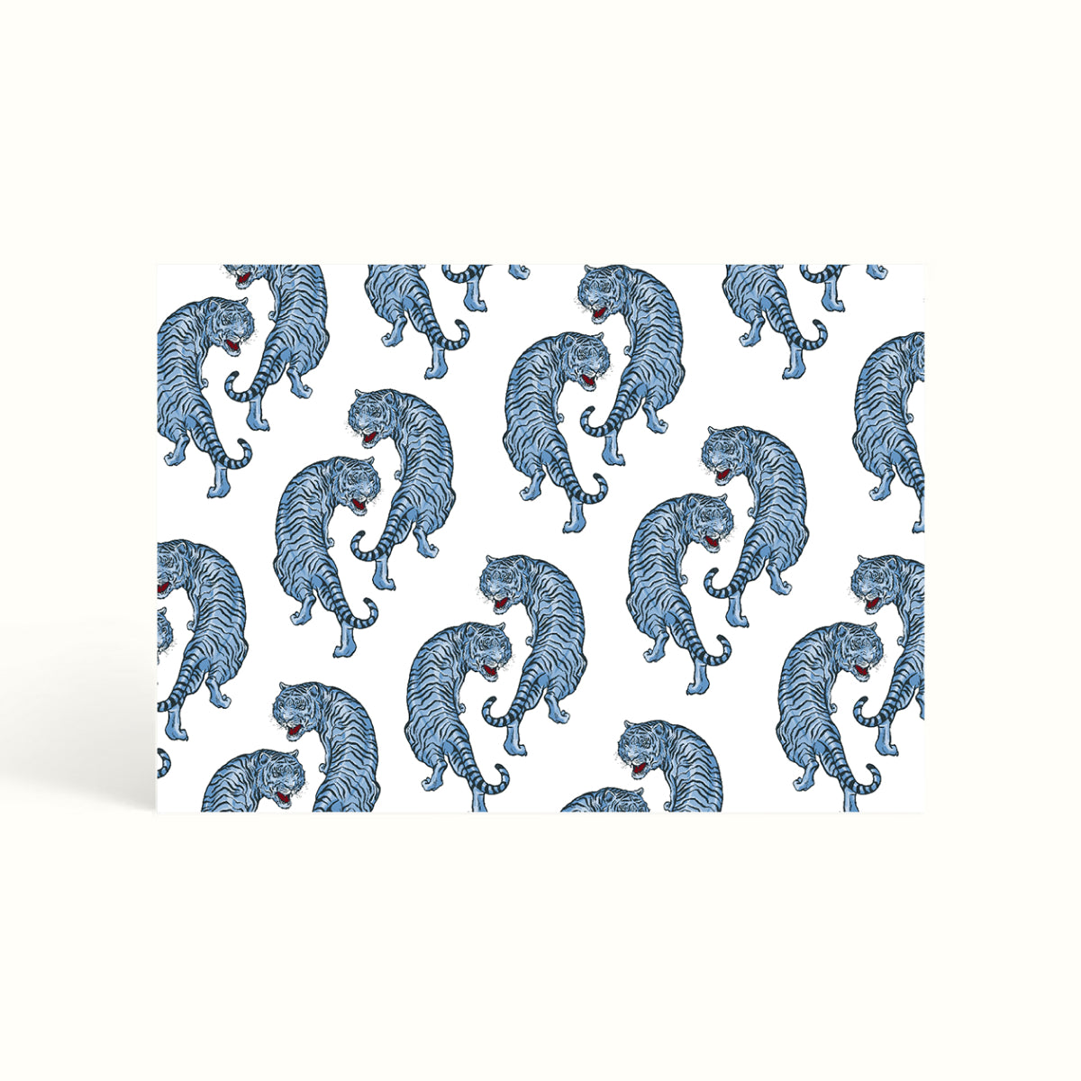 Tiger, Tiger illustration, Tiger pattern, Notecards, handwritten notes, notemaking, notes, scalloped design, stationery, personalised notecards, personalised notes, custom notecards, the muddy jumpers