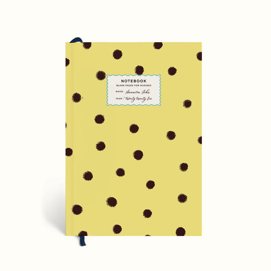 polka dot, trending polka dot, polka dot stationery, polka dot notebook, Ribbons Notebook, Journal, Graphic Notebook, Typography Notebook, Plain Notebook, Ruled Notebook, Dotted Notebook, Bullet Journal, Personalised Notebook, Custom Notebook