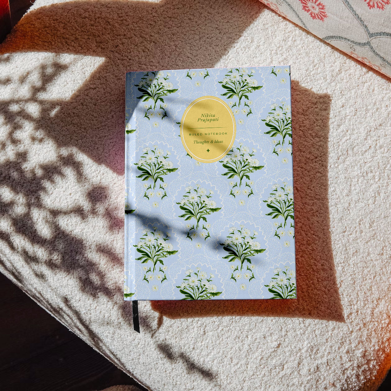 Floral, floral illustration, pink flowers,  Hand drawn ribbons, Pink Ribbons, Ribbons Notebook, Journal, Graphic Notebook, Typography Notebook, Plain Notebook, Ruled Notebook, Dotted Notebook, Bullet Journal, Personalised Notebook, Custom Notebook